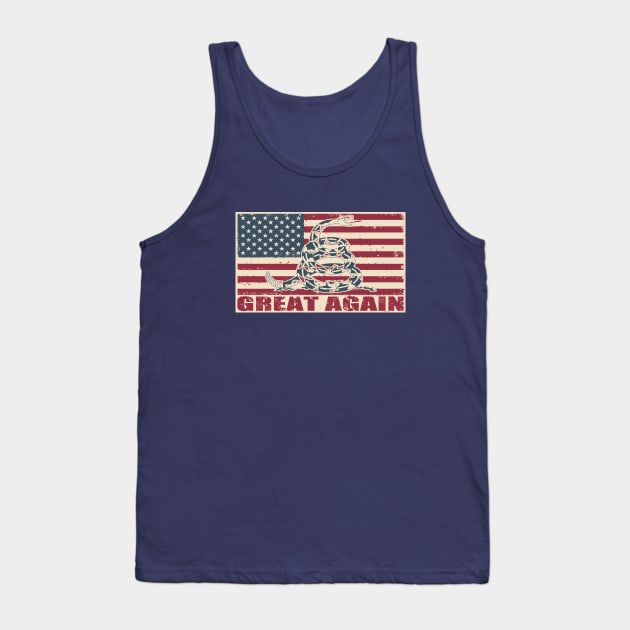 Great Again Flag Tank Top by Etopix